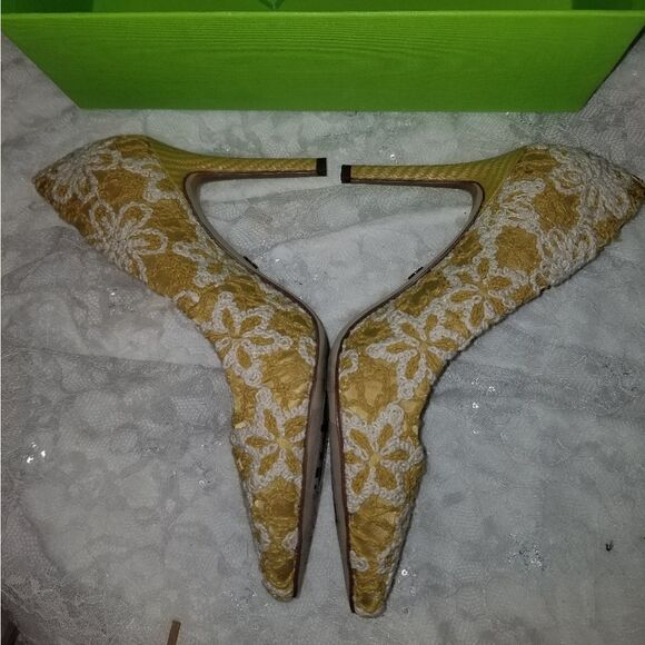 Sam Edelman Tristan Hazel Jacquard Bird Pumps new size 6 - Picture 15 of 15